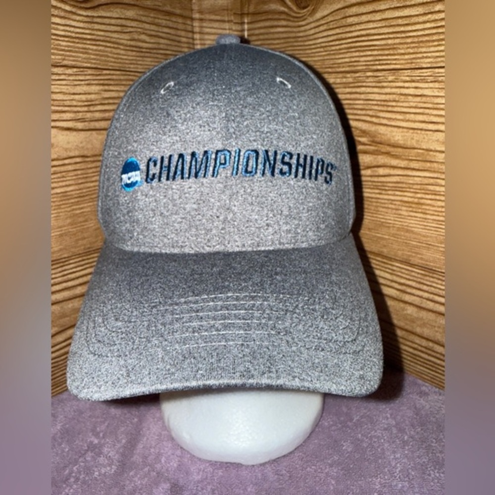 🛷NCAA Championships by Main Gate Gray Adjustable Cap